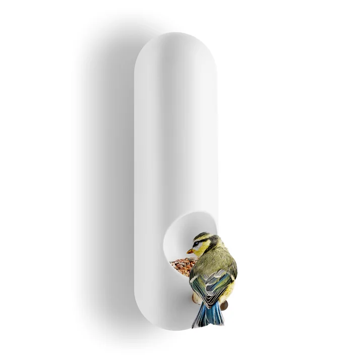 Wall bird feeder tube by Eva Solo