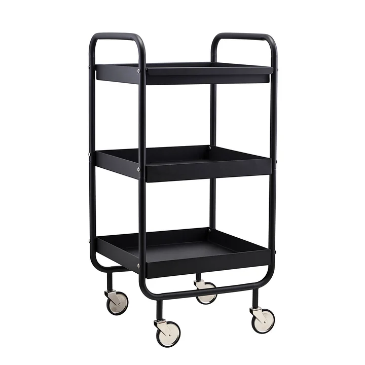 Roll serving trolley from House Doctor in black