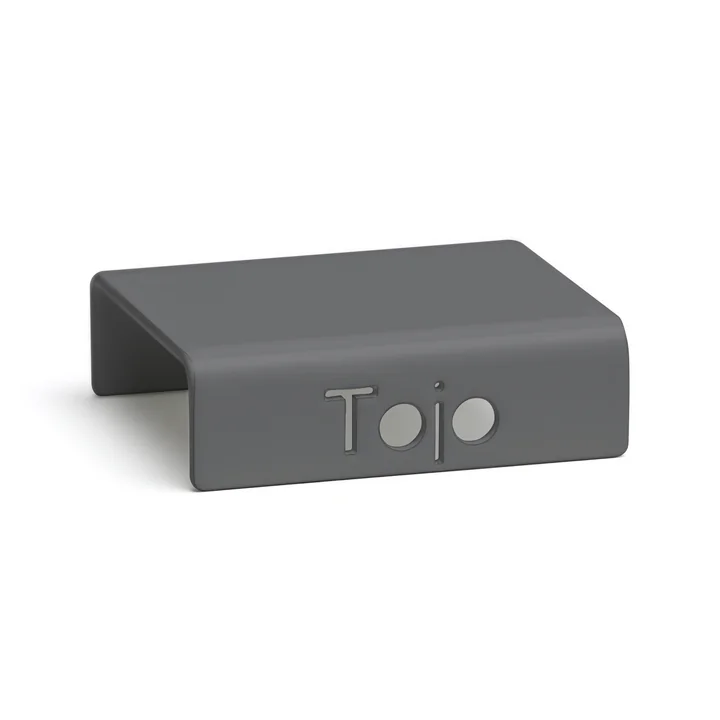 Clip for high stacker shelving system from Tojo in anthracite