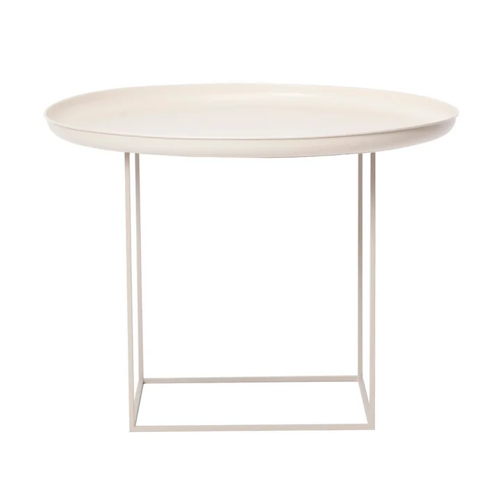 Duke Coffee table medium Ø 70 x H 45 cm from Norr11 in antique white