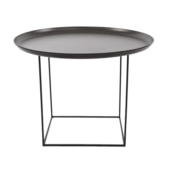 Duke Coffee table medium Ø 70 x H 45 cm by Norr11 in earth black