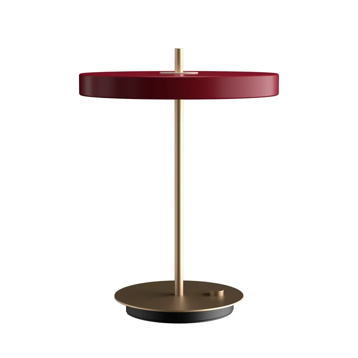Asteria LED table lamp Ø 31 x H 41.5 cm from Umage in ruby red