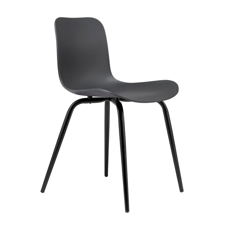 Langue Avantgarde chair by Norr11 in Avantgarde black / anthracite black