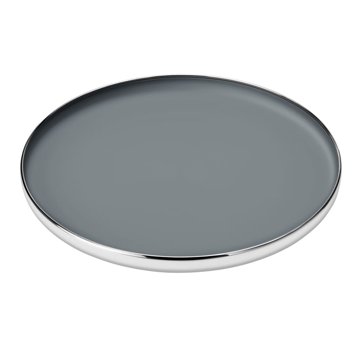 Foster Tray Ø 40 x H 4,5 cm from Stelton in stainless steel