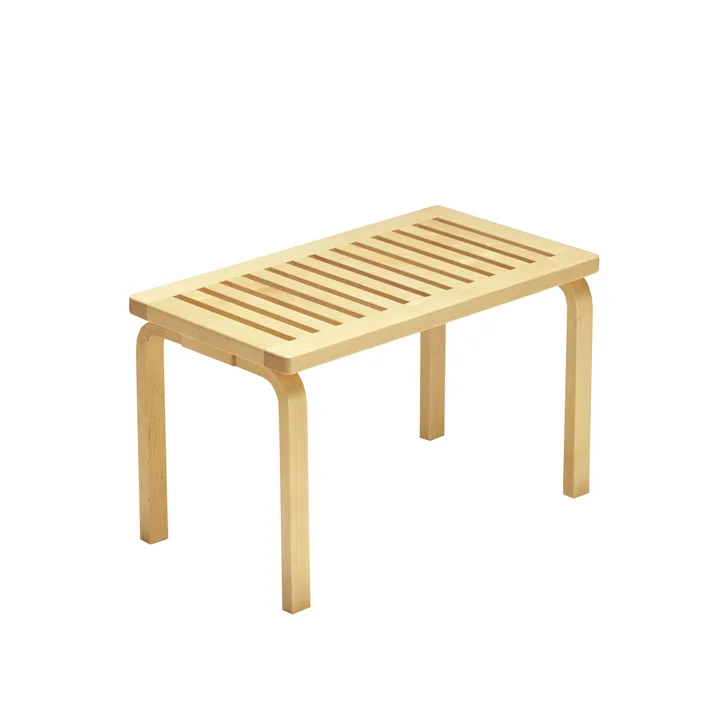 Bench 153B by Artek in birch clear lacquered