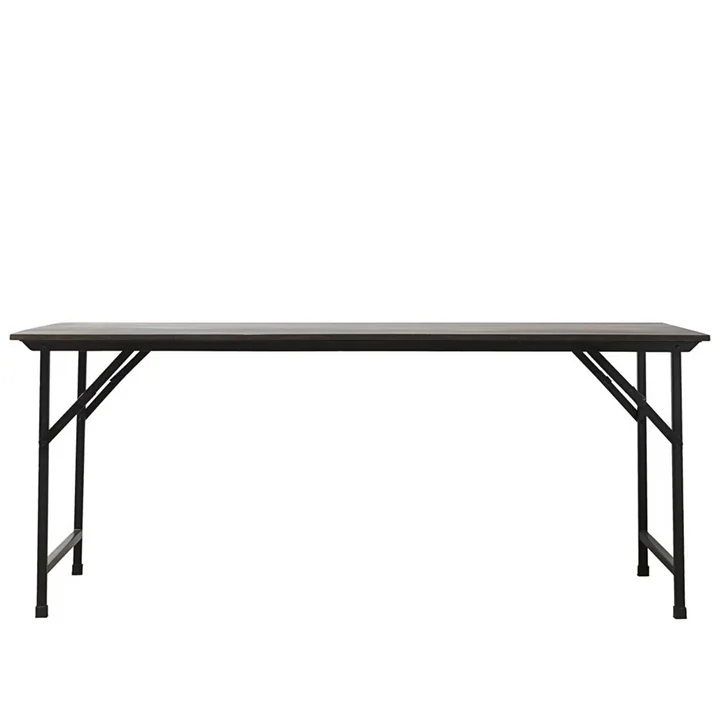 Party dining table 180 x 80 cm by House Doctor in black