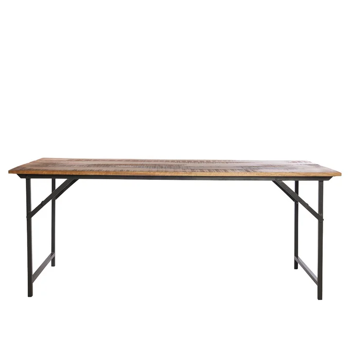 Party dining table 180 x 80 cm by House Doctor in brown