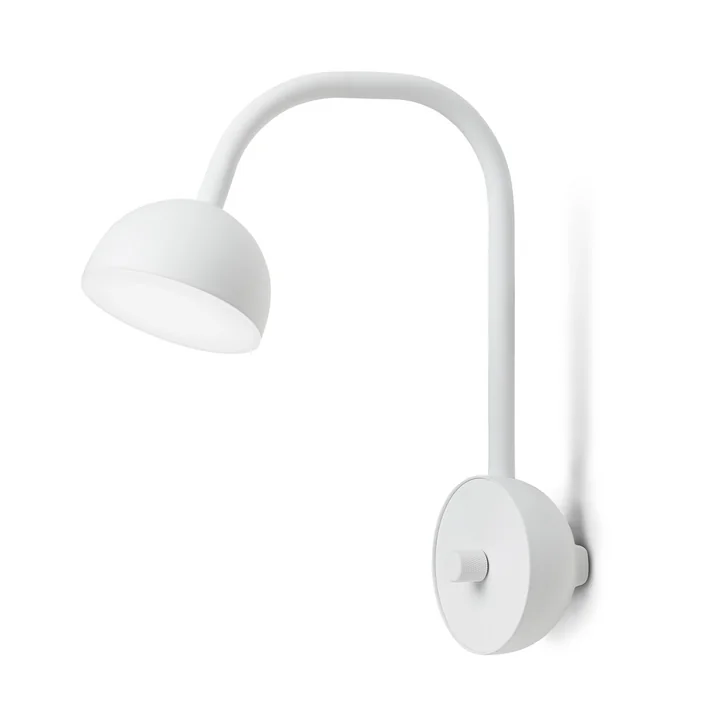 Blush LED wall light from Northern in white