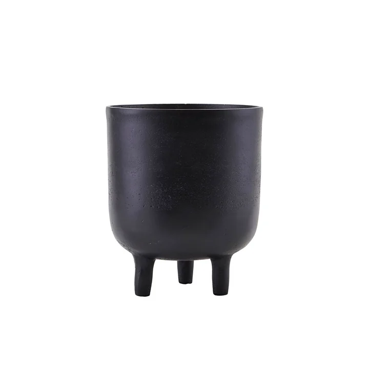 Jang flowerpot, Ø 15 x H 18 cm, black by House Doctor