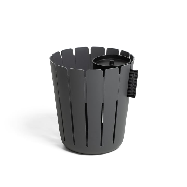 SL17 Basketbin Trash can system from Konstantin Slawinski in gray / black (2 pcs.)