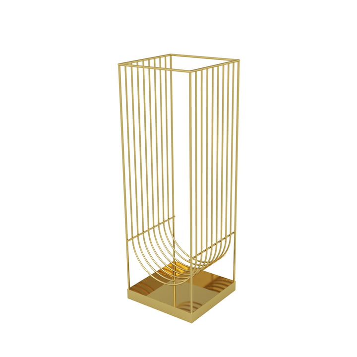 Curva umbrella stand from AYTM in gold