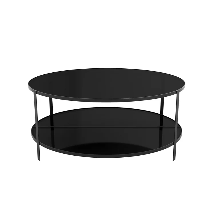 Fumi coffee table Ø 90 x H 37 cm from AYTM in black