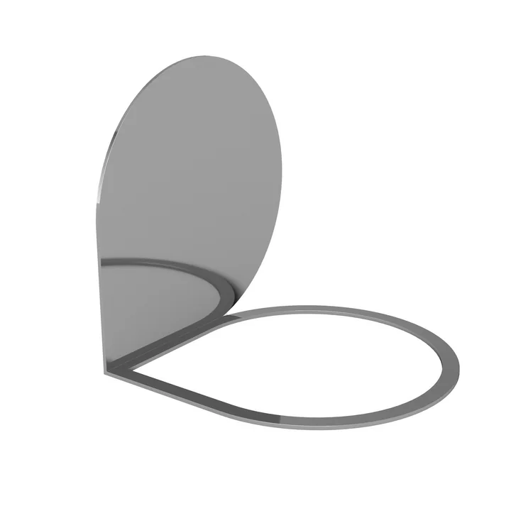 Stilla bookend 14 x 14 cm from AYTM in silver