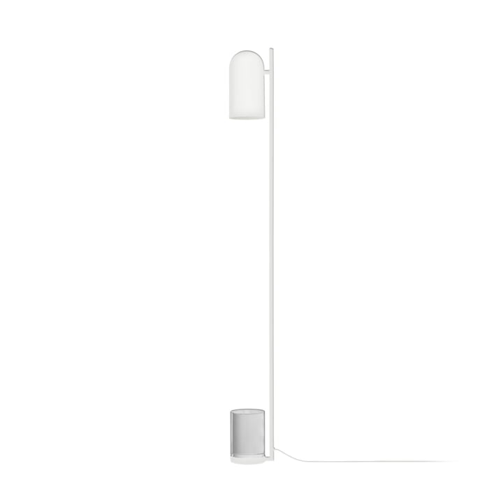 Luceo floor lamp Ø 12 x H 140 cm by AYTM in white / clear
