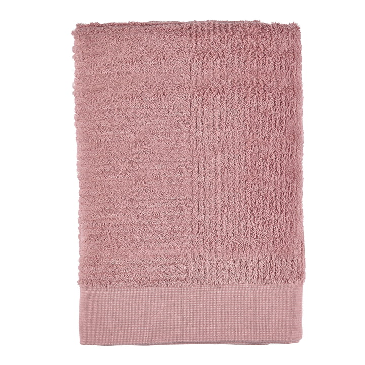 Classic bath towel 70 x 140 cm by Zone Denmark in rose