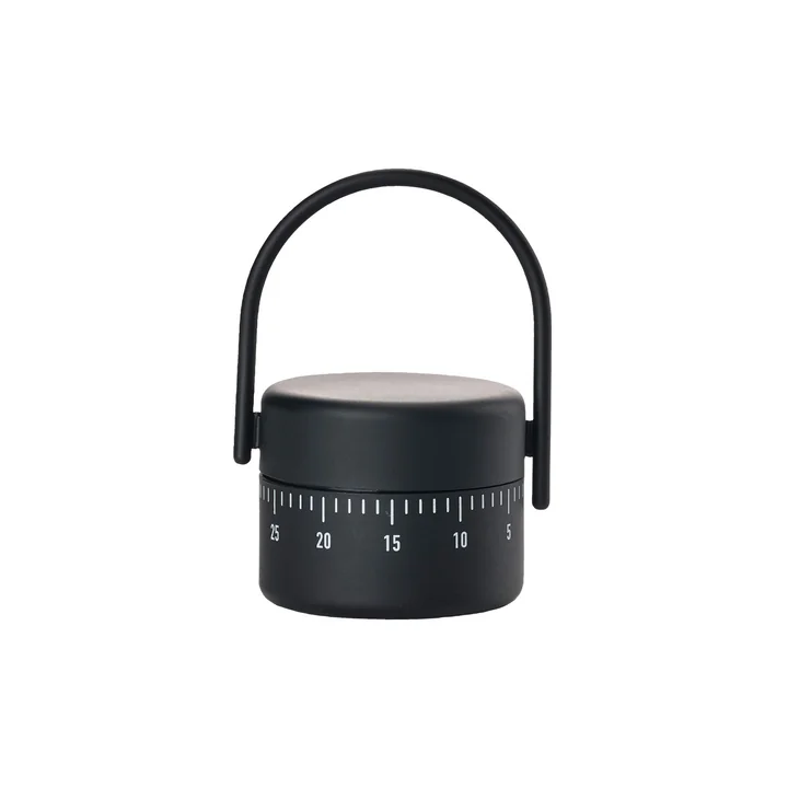 Singles Short time alarm clock with handle from Zone Denmark in black
