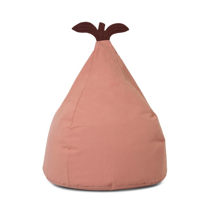 Pear Beanbag from ferm Living in dusty rose