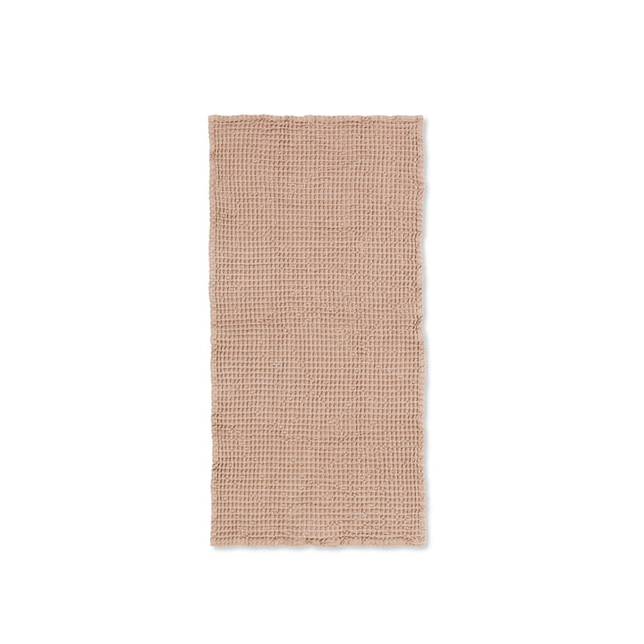 Organic Towel 100 x 50 cm by ferm Living in antique pink