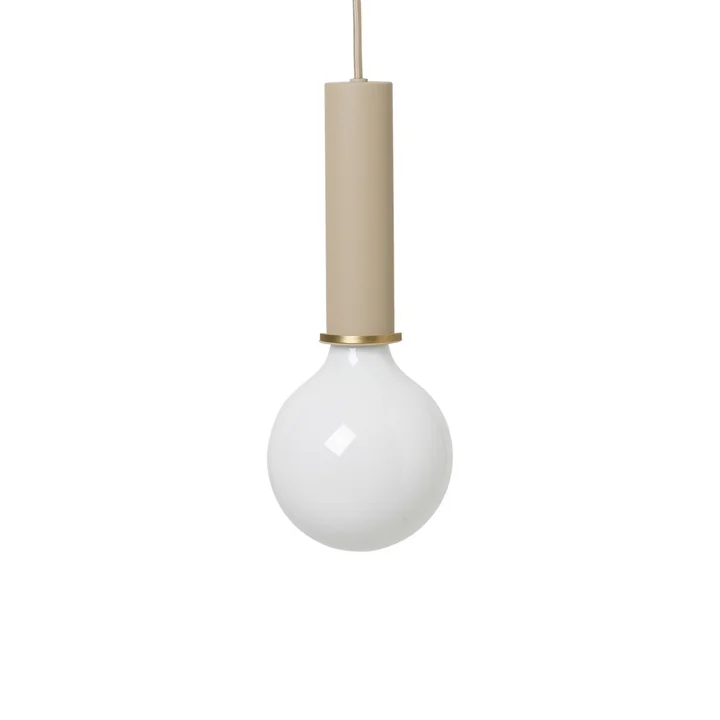 Socket pendant High from Ferm Living in beige
