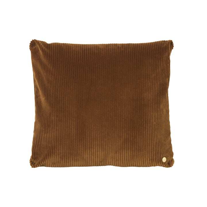 Corduroy pillow, 45 x 45 cm, golden olive by ferm Living