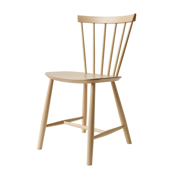 J46 Chair, natural beech from FDB Møbler