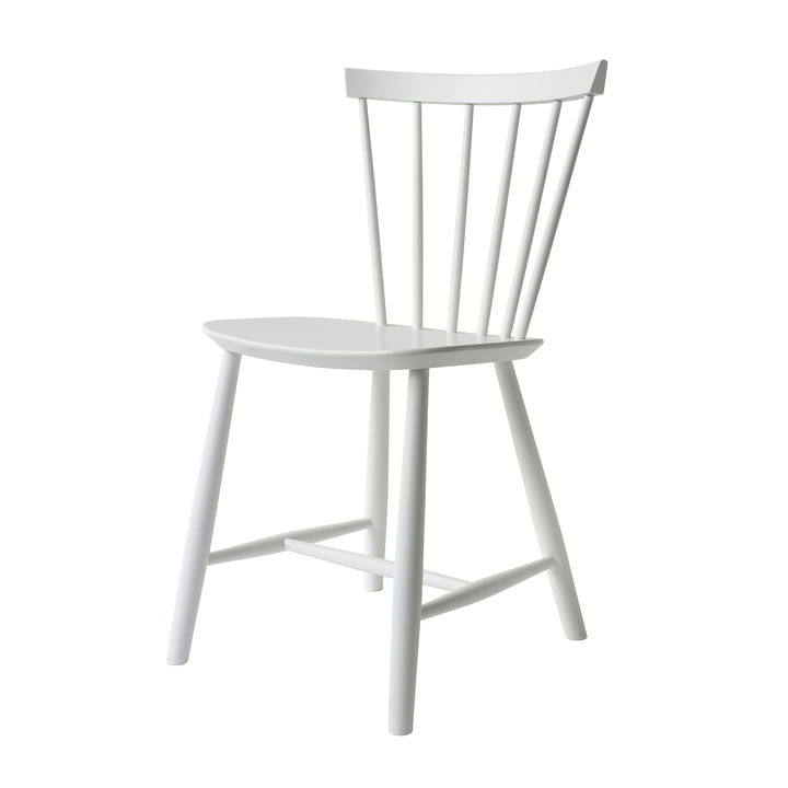 J46 Chair, white beech from FDB Møbler