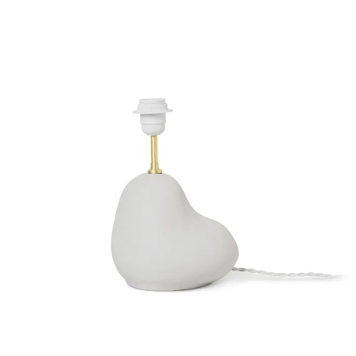 Hebe Table lamp base small H 16.5 cm by Ferm Living in off-white