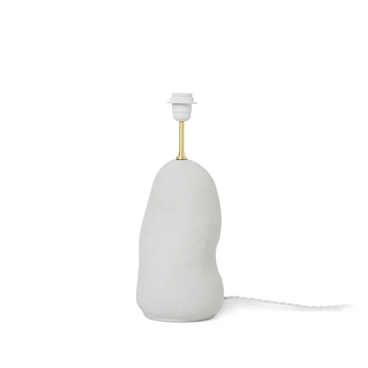 Hebe Table lamp base medium H 30 cm by Ferm Living in off-white