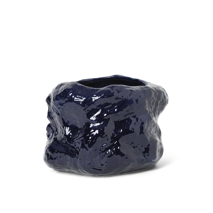 Tuck plant pot Ø 29 x H 22 cm from ferm Living in blue