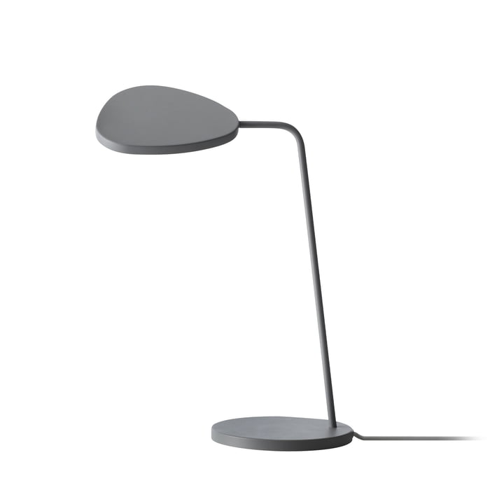Leaf LED table lamp from Muuto in grey