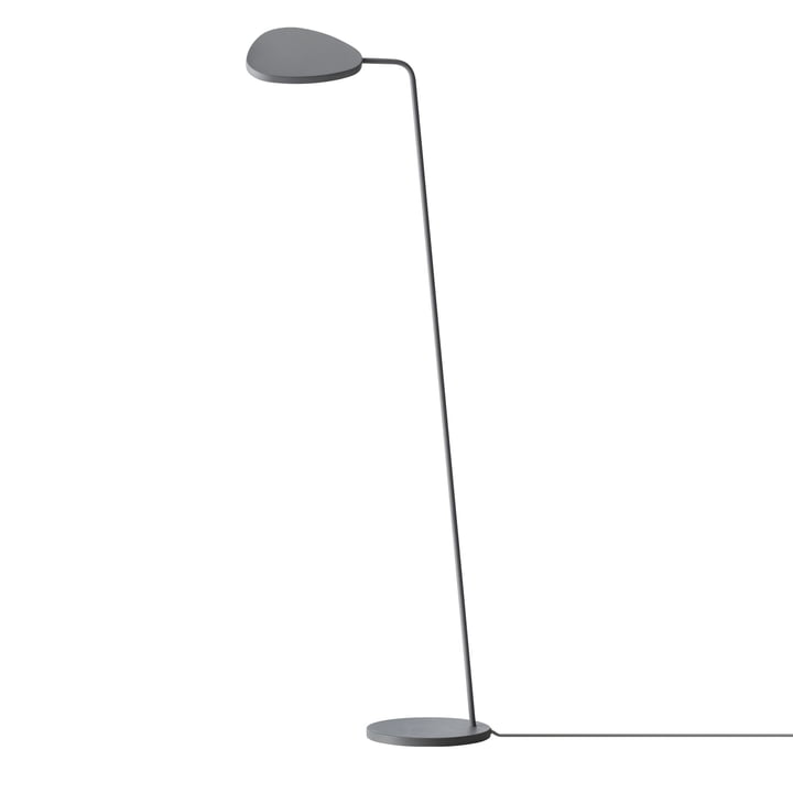 Leaf LED floor lamp from Muuto in grey