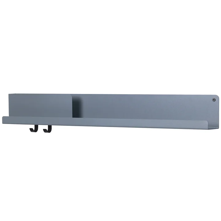 Folded Shelves 96 x 13 cm from Muuto in blue-grey