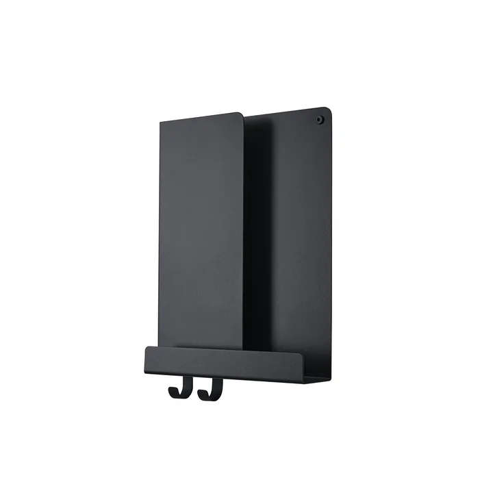 Folded Shelves 2 9. 5 x 40 cm from Muuto in black