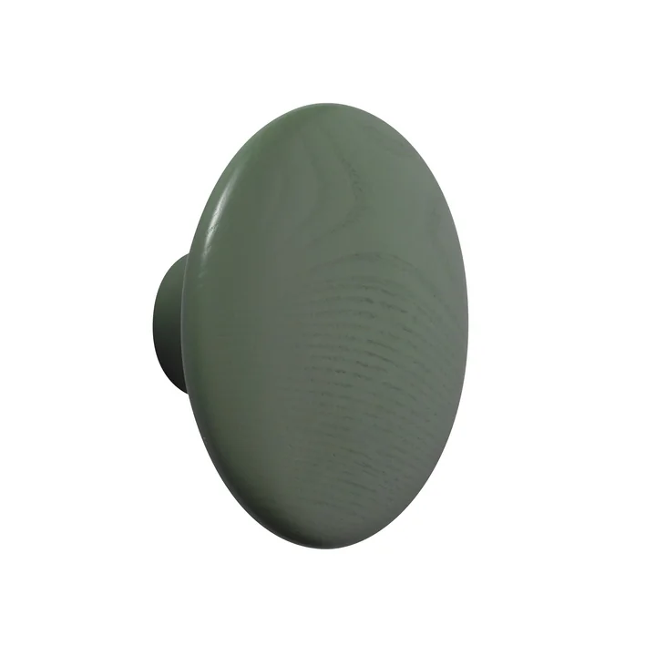 Wall hook "The Dots" single medium from Muuto in dark green