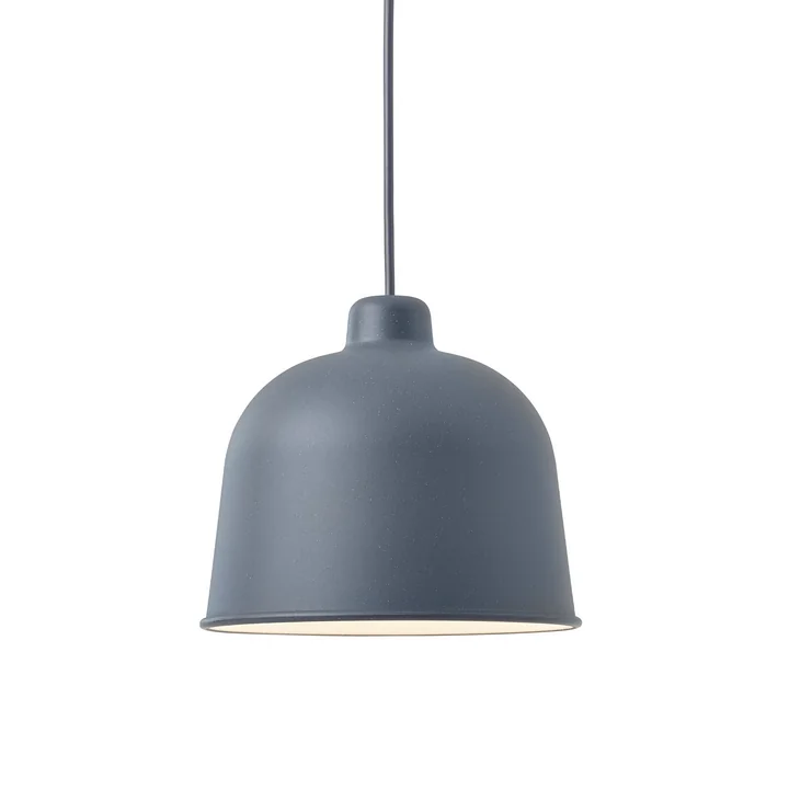 Grain pendant lamp from Muuto in blue-grey