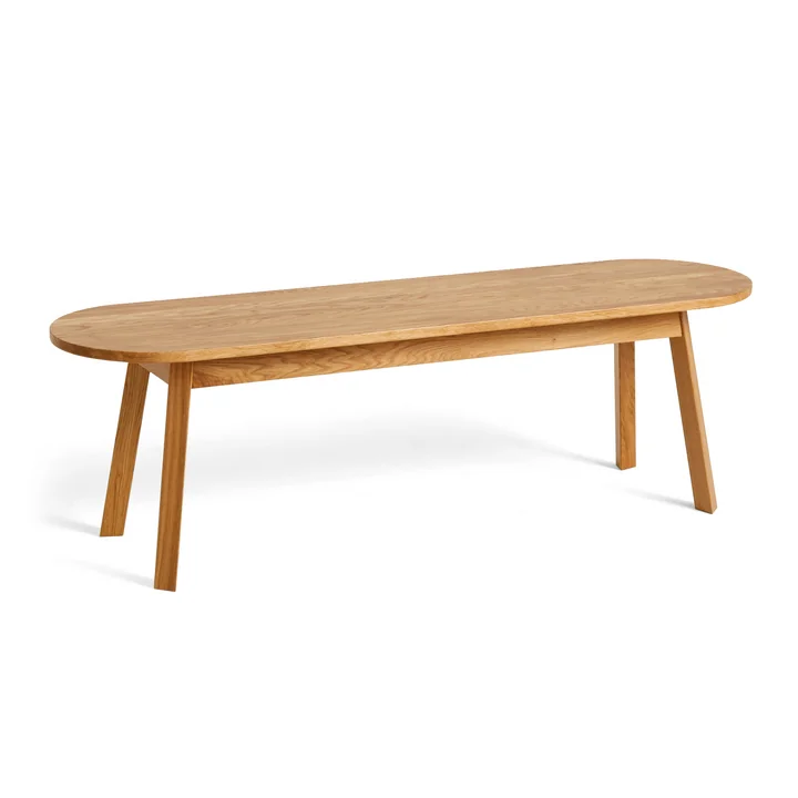 Triangle Leg Bench L 150 cm from HAY in oiled oak