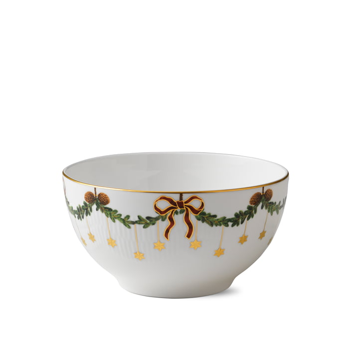 Star Fluted Christmas Bowl 180 cl from Royal Copenhagen