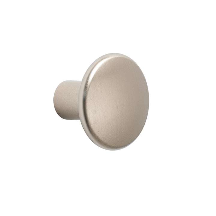 Wall hook " The Dots Metal " single small from Muuto in taupe