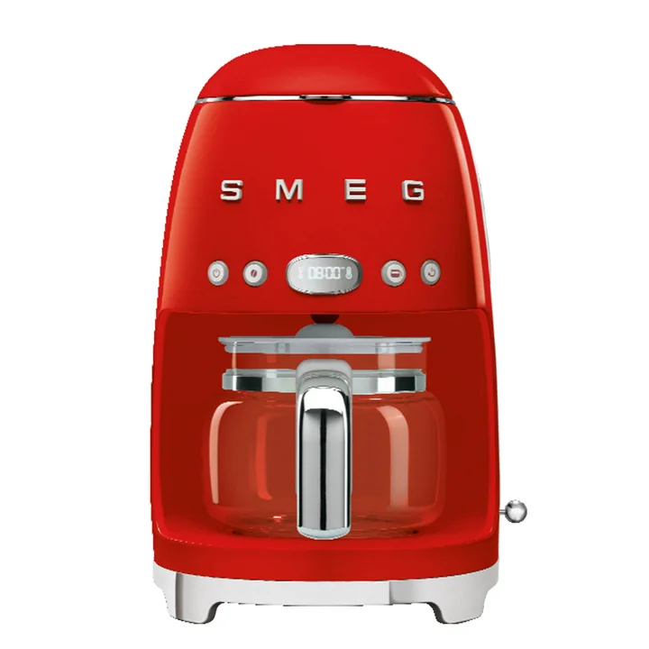 Filter coffee maker DCF02 from Smeg in red