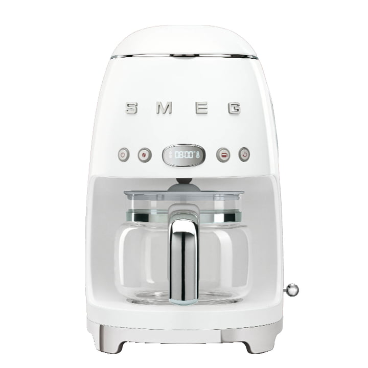 Filter coffee maker DCF02 from Smeg in white