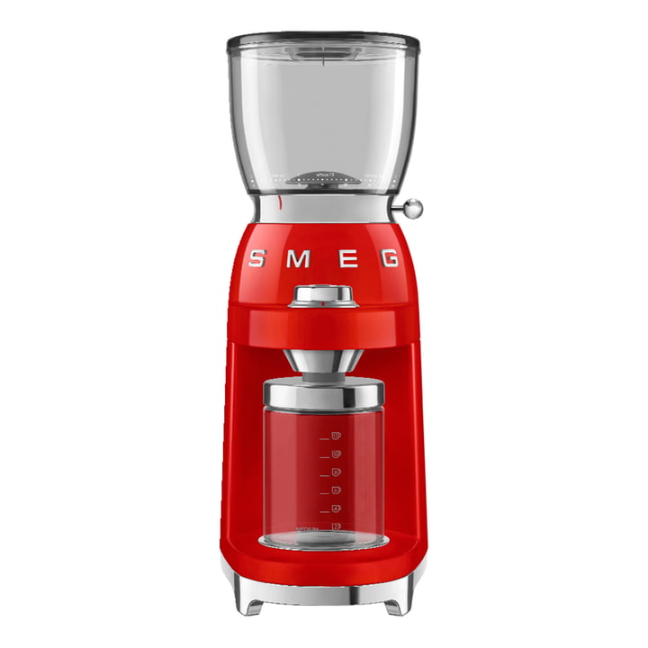 Coffee grinder CGF01 from Smeg in red