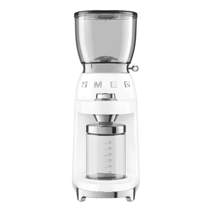 Coffee grinder CGF01 from Smeg in white