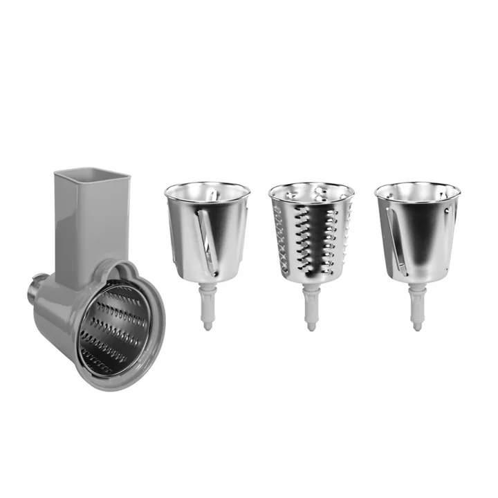 Vegetable slicer set from Smeg in stainless steel