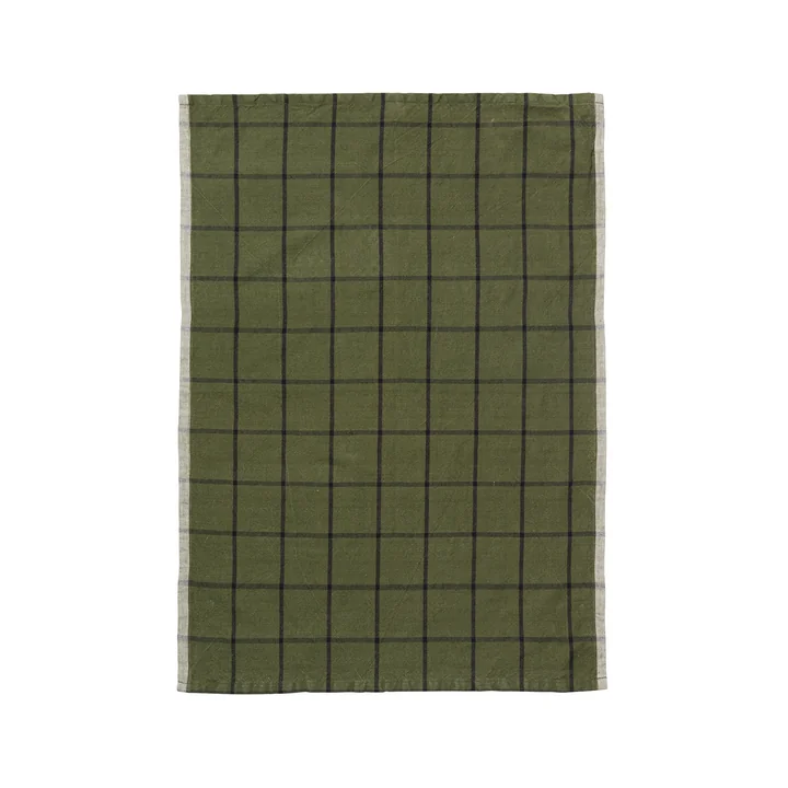 Hale Tea towel from Ferm Living in green