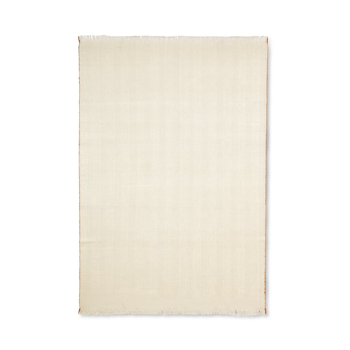 Herringbone blanket 120 x 180 cm from ferm Living in white