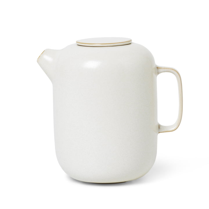 Sekki coffee pot from ferm Living in white