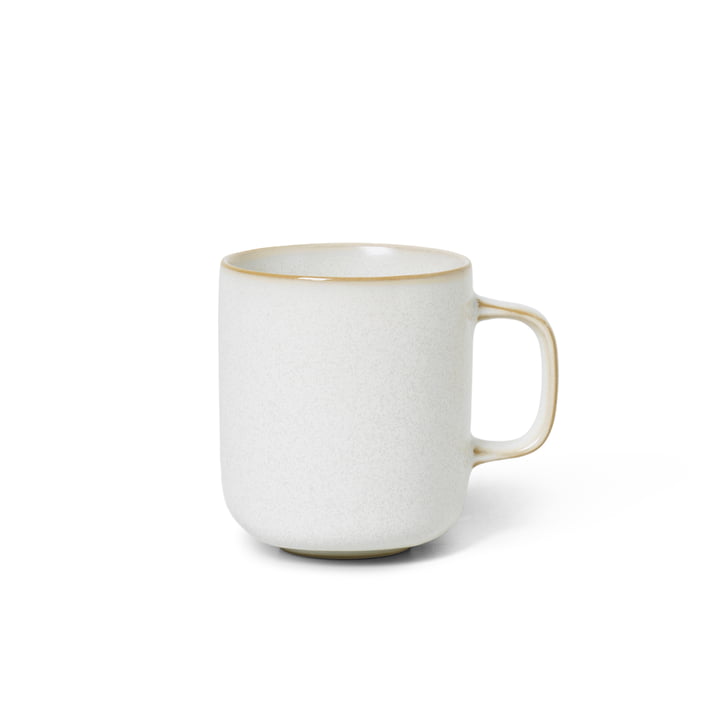 Sekki mug with handle from ferm Living in white