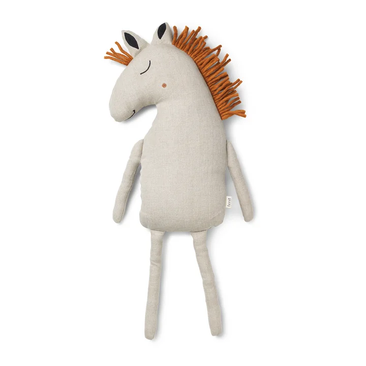 Safari cushion horse by Ferm Living in nature