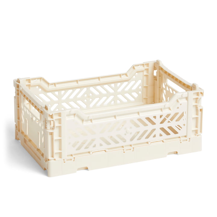 Hay - Colour Crate basket S, 26.5 x 17 cm, off white