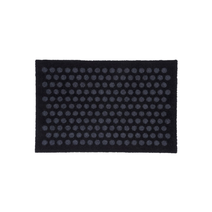 Dot Doormat 40 x 60 cm from tica copenhagen in black / gray